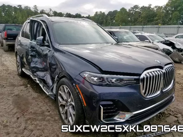 5UXCW2C5XKL087646 2019 BMW X7, Xdrive40I