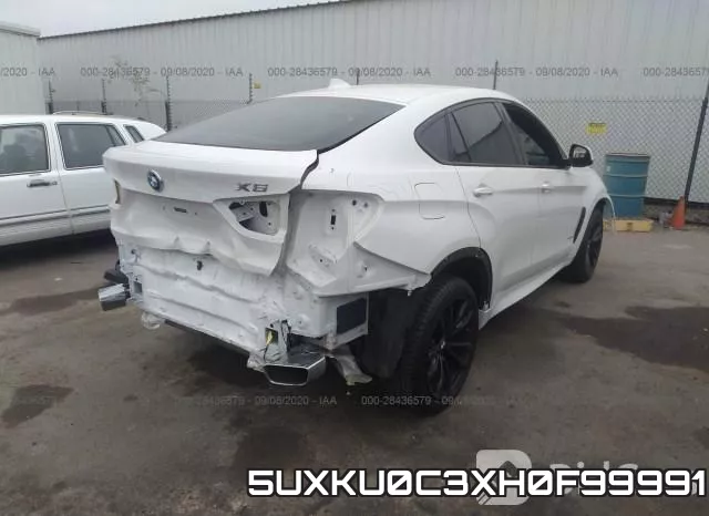 5UXKU0C3XH0F99991 2017 BMW X6, Sdrive35I