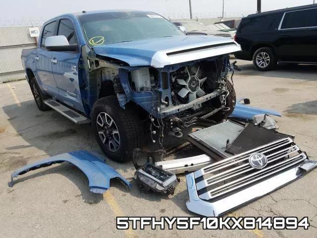 5TFHY5F10KX814894 2019 Toyota Tundra, Crewmax Limited