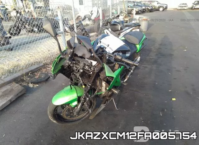JKAZXCM12FA005754 2015 Kawasaki ZX1000, M