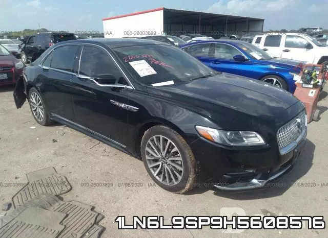 1LN6L9SP9H5608576 2017 Lincoln Continental, Select