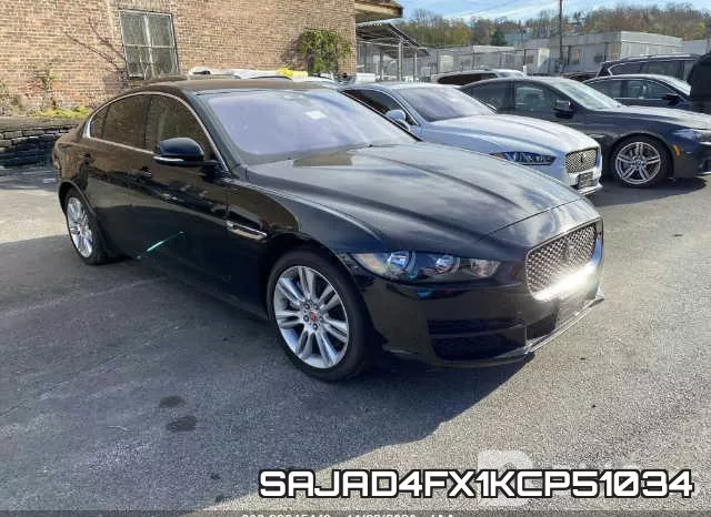 SAJAD4FX1KCP51034 2019 Jaguar XE, 25T Premium