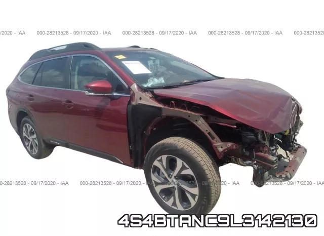 4S4BTANC9L3142130 2020 Subaru Outback, Limited