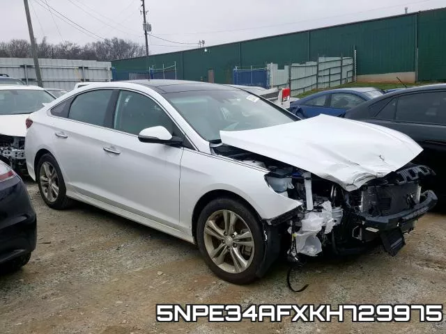 5NPE34AFXKH729975 2019 Hyundai Sonata, Limited