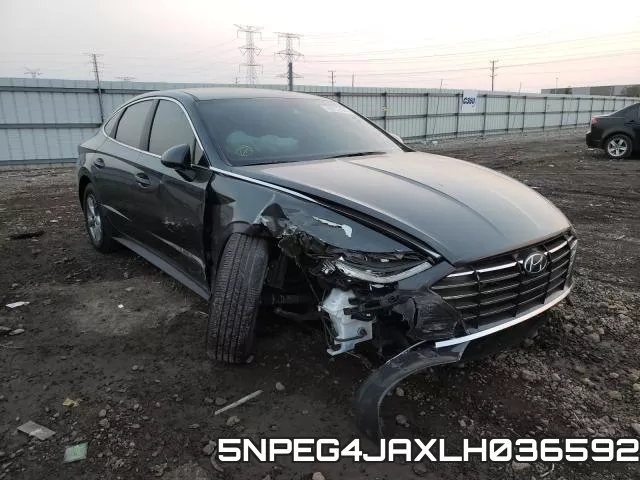 5NPEG4JAXLH036592 2020 Hyundai Sonata, SE