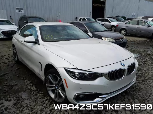WBA4Z3C57KEF31590 2019 BMW 4 Series, 430XI