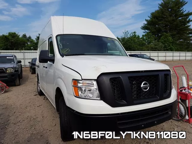 1N6BF0LY7KN811080 2019 Nissan NV, 2500 S