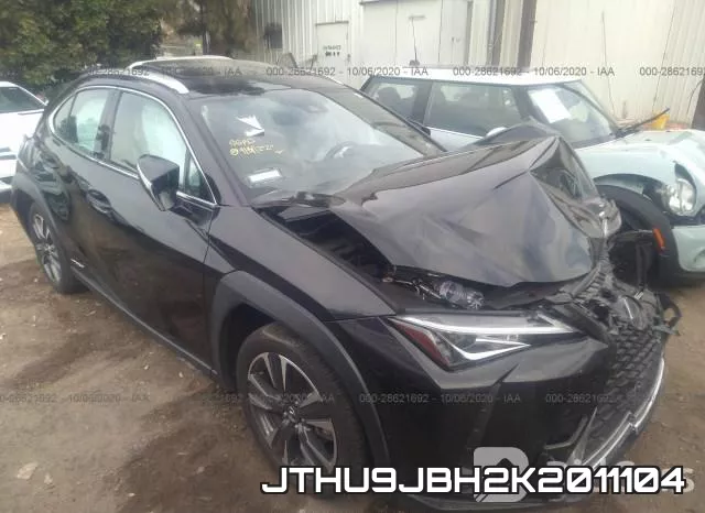JTHU9JBH2K2011104 2019 Lexus UX, Ux 250H