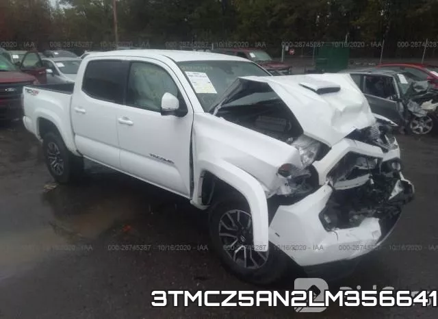 3TMCZ5AN2LM356641 2020 Toyota Tacoma, 4WD Trd Sport