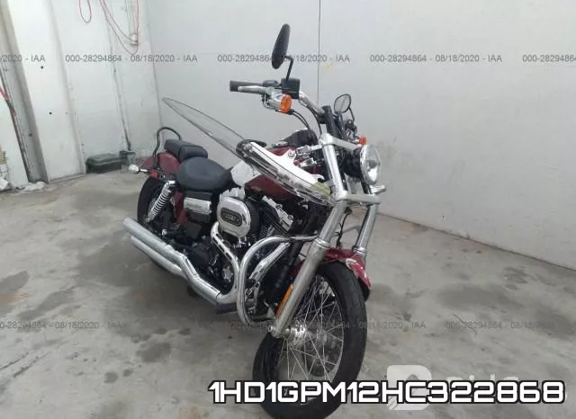 1HD1GPM12HC322868 2017 Harley-Davidson FXDWG, Dyna Wide Glide