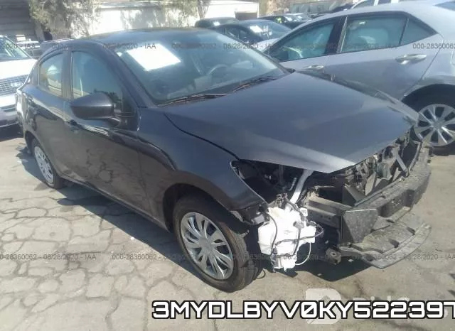 3MYDLBYV0KY522397 2019 Toyota Yaris, Sedan L/Le/Xle