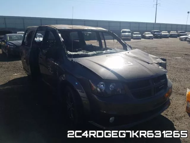 2C4RDGEG7KR631265 2019 Dodge Grand Caravan,  GT