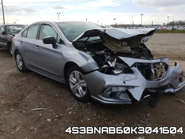 4S3BNAB60K3041604 2019 Subaru Legacy, 2.5I