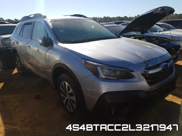 4S4BTACC2L3217947 2020 Subaru Outback, Premium
