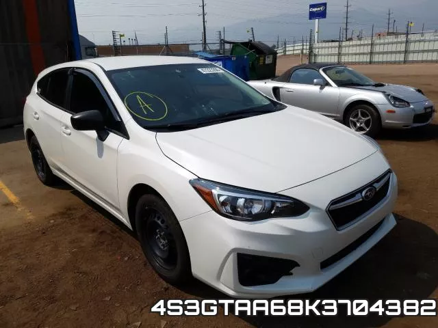 4S3GTAA68K3704382 2019 Subaru Impreza