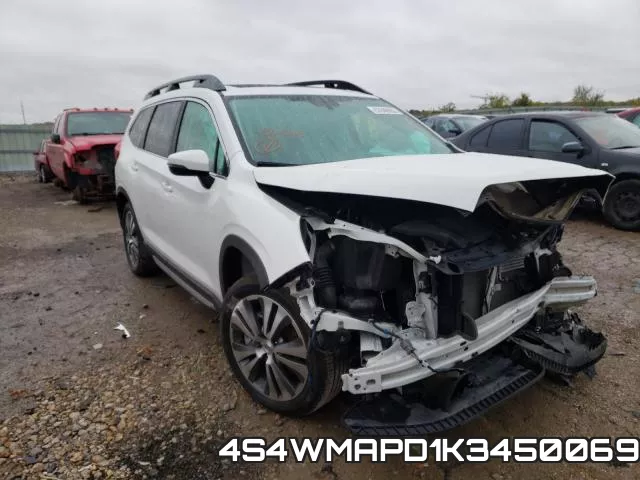 4S4WMAPD1K3450069 2019 Subaru Ascent, Limited