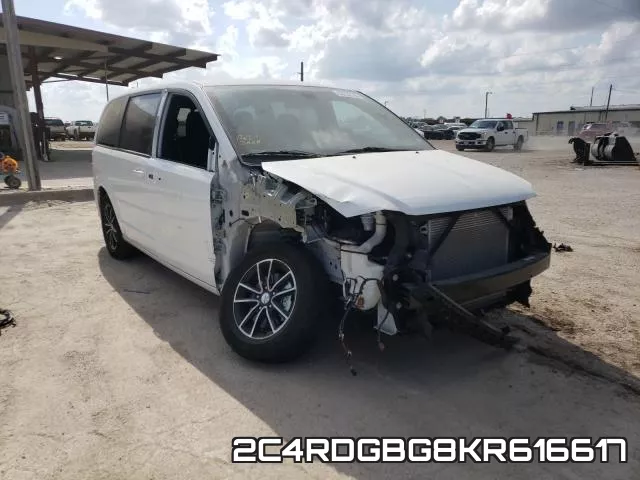 2C4RDGBG8KR616617 2019 Dodge Grand Caravan,  SE