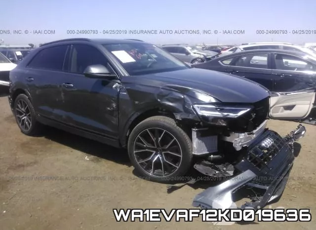 WA1EVAF12KD019636 2019 Audi Q8, Premium Plus S-Line