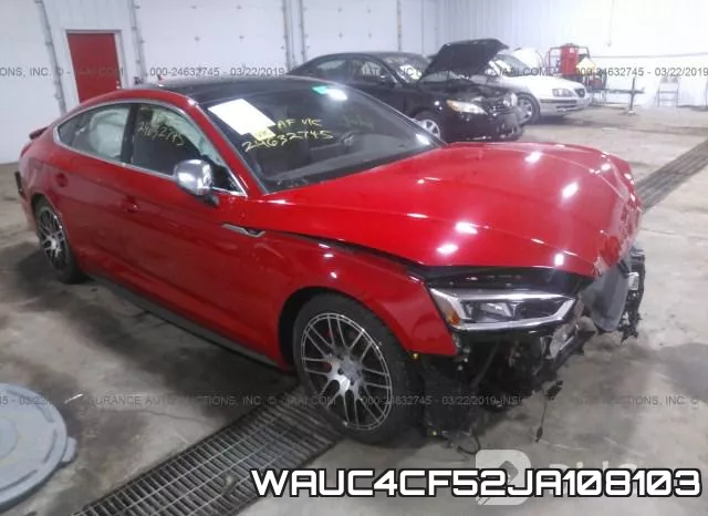 WAUC4CF52JA108103 2018 Audi S5, Prestige
