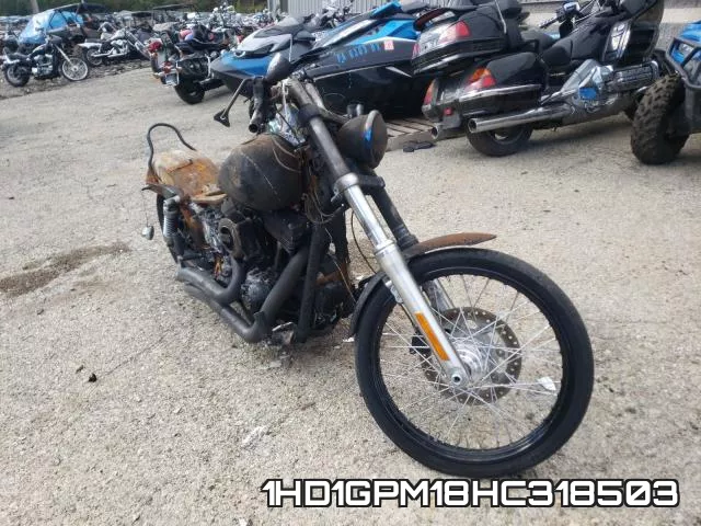 1HD1GPM18HC318503 2017 Harley-Davidson FXDWG, Dyna Wide Glide