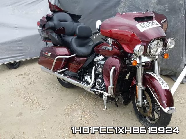 1HD1FCC1XHB619924 2017 Harley-Davidson FLHTCU, Ultra Classic Electra Glide