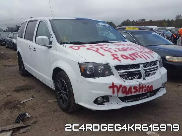 2C4RDGEG4KR616979 2019 Dodge Grand Caravan,  GT