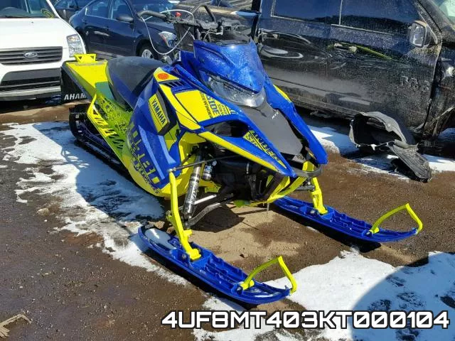 4UF8MT403KT000104 2019 Yamaha Sidewinder