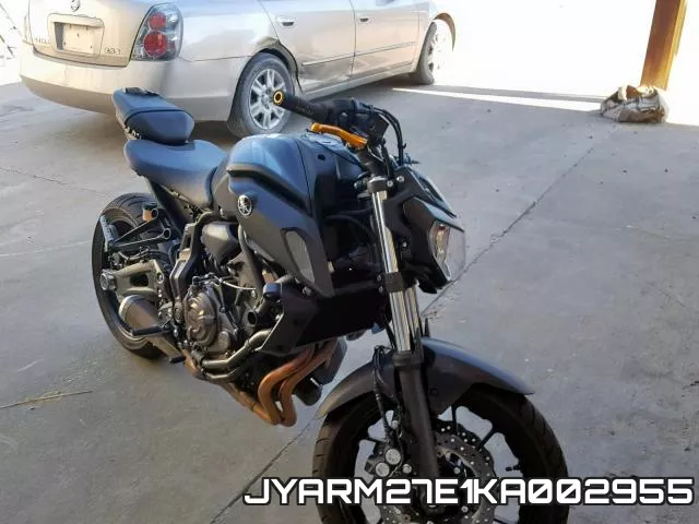 JYARM27E1KA002955 2019 Yamaha MT07