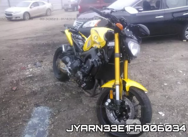 JYARN33E1FA006034 2015 Yamaha FZ09