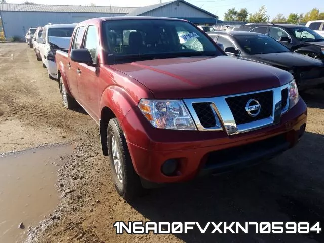1N6AD0FVXKN705984 2019 Nissan Frontier, SV