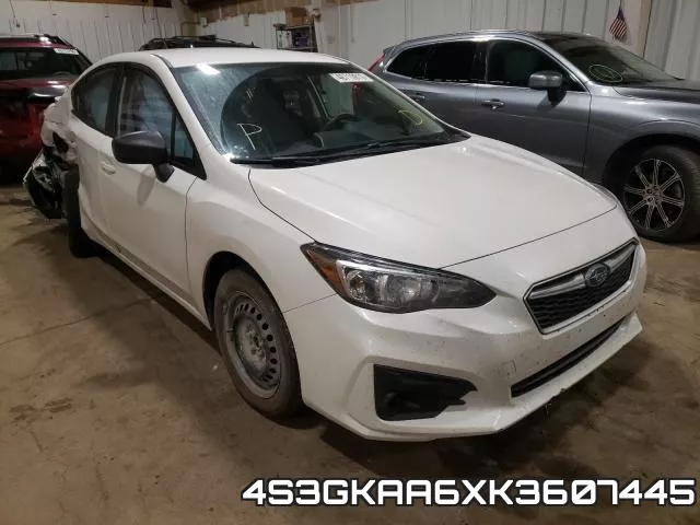 4S3GKAA6XK3607445 2019 Subaru Impreza