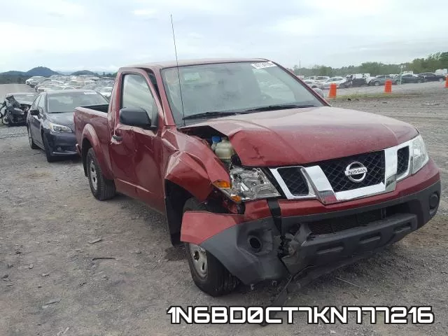 1N6BD0CT7KN777216 2019 Nissan Frontier, S