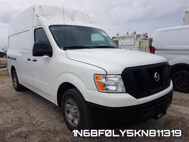 1N6BF0LY5KN811319 2019 Nissan NV, 2500 S