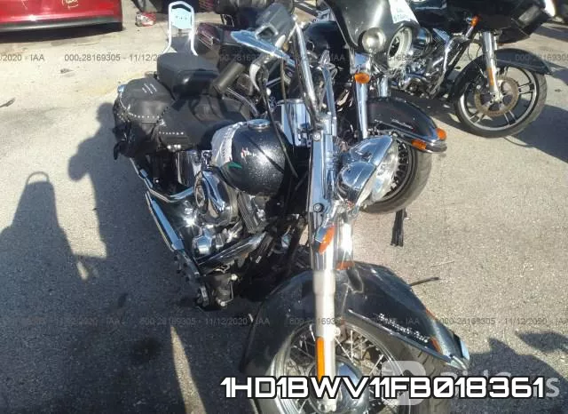 1HD1BWV11FB018361 2015 Harley-Davidson FLSTC, Heritage Softail Classic