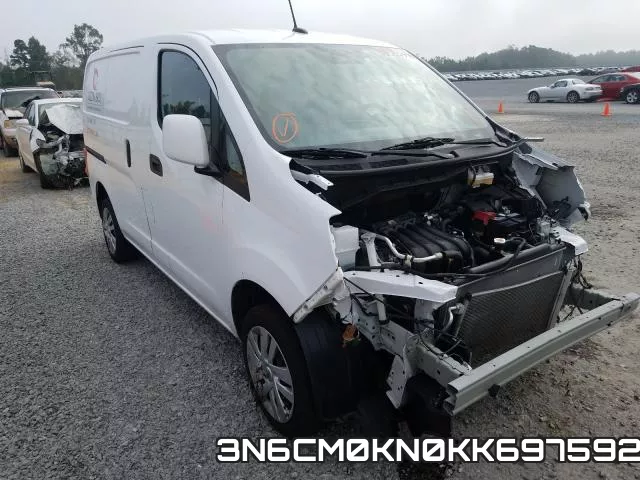 3N6CM0KN0KK697592 2019 Nissan NV, 200 2.5S