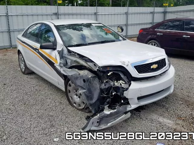 6G3NS5U28GL203237 2016 Chevrolet Caprice, Police