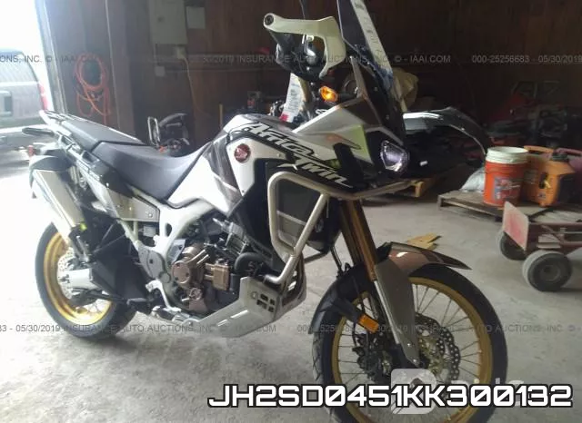 JH2SD0451KK300132 2019 Honda CRF1000, D