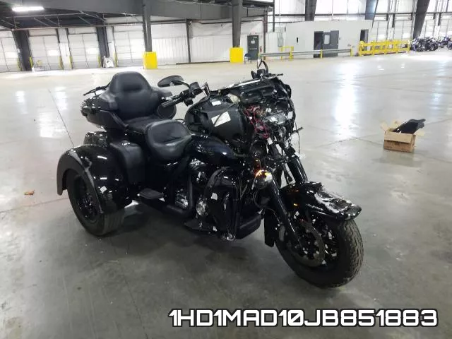 1HD1MAD10JB851883 2018 Harley-Davidson FLHTCUTG, Tri Glide Ultra