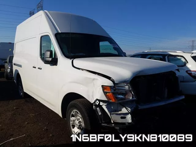 1N6BF0LY9KN810089 2019 Nissan NV, 2500 S