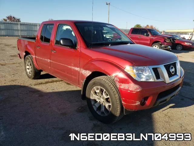 1N6ED0EB3LN704993 2020 Nissan Frontier, S