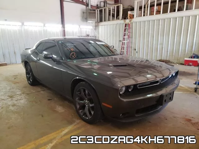 2C3CDZAG4KH677816 2019 Dodge Challenger, Sxt