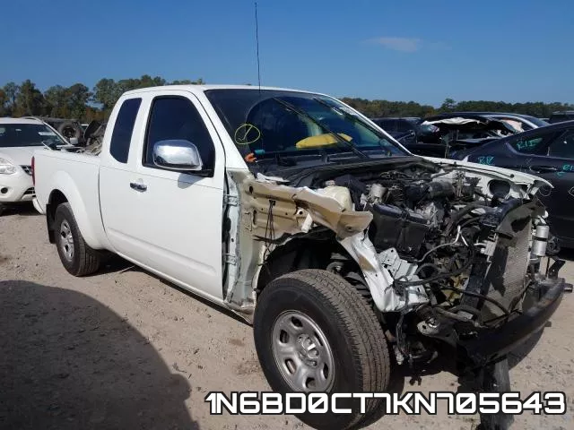1N6BD0CT7KN705643 2019 Nissan Frontier, S