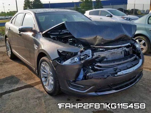 1FAHP2F87KG115458 2019 Ford Taurus, Limited