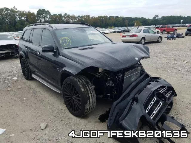 4JGDF7FE9KB201636 2019 Mercedes-Benz GLS-Class,  63 Amg 4Matic