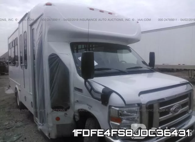 1FDFE4FS8JDC36431 2018 Ford Econoline, E450 Super Duty Cutwy Van