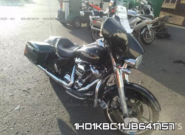1HD1KBC11JB641757 2018 Harley-Davidson FLHX, Street Glide