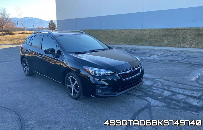 4S3GTAD68K3749740 2019 Subaru Impreza, Premium