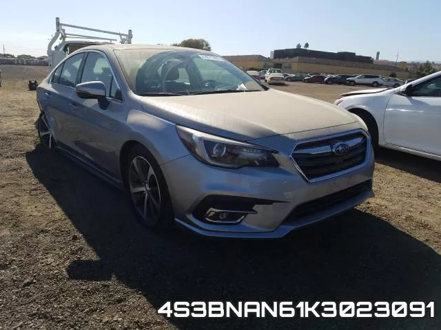 4S3BNAN61K3023091 2019 Subaru Legacy, 2.5I Limited