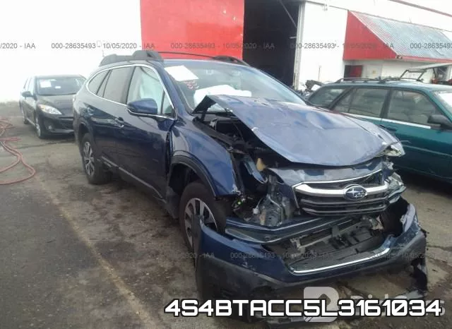 4S4BTACC5L3161034 2020 Subaru Outback, Premium