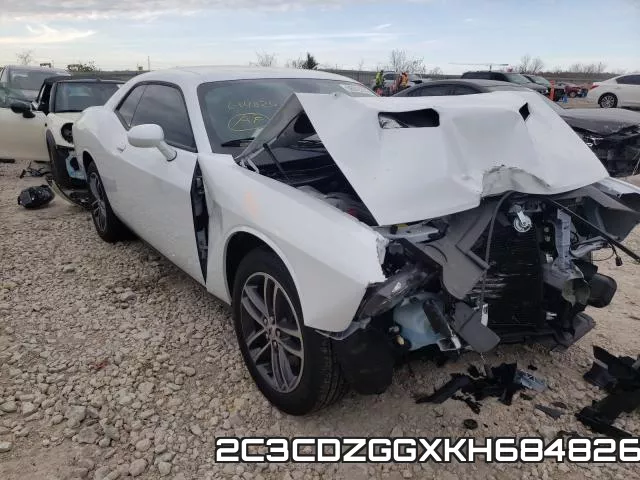 2C3CDZGGXKH684826 2019 Dodge Challenger, Sxt